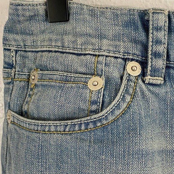 Tommy Hilfiger Wide Leg Capri Jeans Women's Size 8 High-Rise Light Wash Denim - Picture 5 of 11